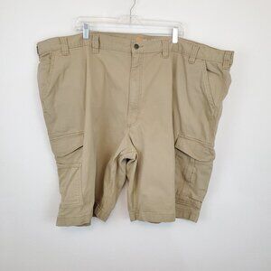Carhartt khaki relaxed fit cargo work shorts
